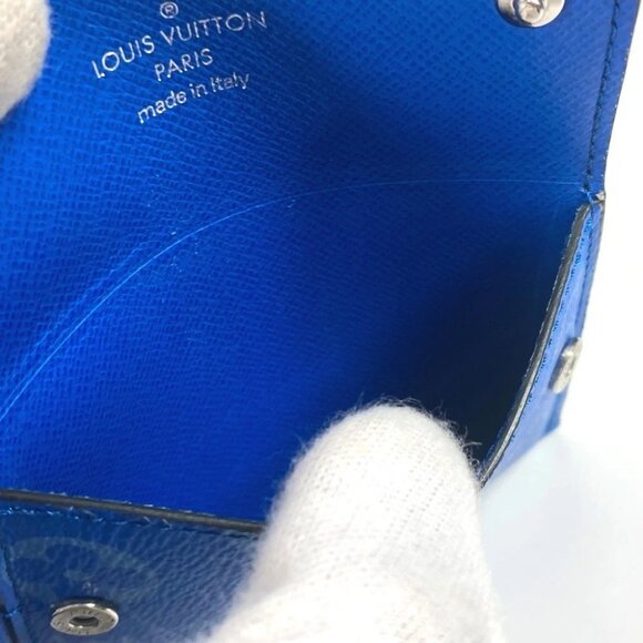 LOUIS VUITTON M83154 Taigalama Porte Cult On-Strap Wallet Coin Card Case purse - Picture 7 of 11